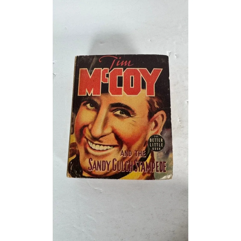 Tim McCoy Big Little Book Lot Tomahawk Trail 1937 Sandy Gulch Stampede 1939